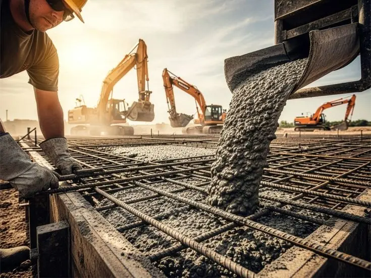 Aplicação de concreto relacionada a Concreto para estruturas de piscina