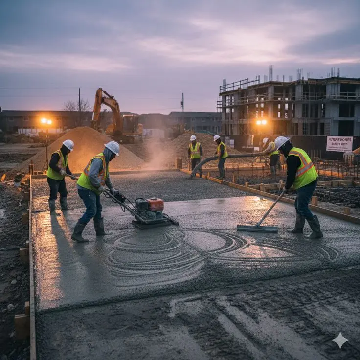 Operação de concreto usinado